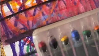 Drawing and Painting with KingArt Mixed Media Gel Sticks on Mixed Media Art Paper