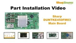 Sharp LC32 LC37 DUNTKE450FM03 Main Boards Replacement Guide for Sharp LCD TV Repair