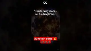 Atom Bomb  ⚛️#nuclearweapons #ytshorts#shortsfeed #ytshorts #facts #viralreels #viral