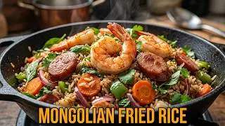 ගෙදරදි ඉතාම ලෙසියන්  මොන්ගෝලියන්  බතක් හදමු Mongolian fried rice 