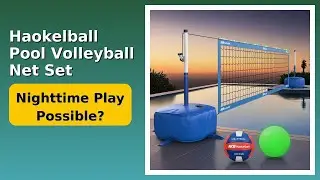 REVIEW (2025): Haokelball Pool Volleyball Net Set. ESSENTIAL details.