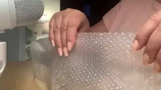 Bubble wrap, crinkle sounds, popping sounds #asmr