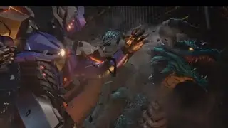 Dragon vs Giant Robot scene （Kemoryona）