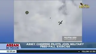 Army chopper pilots join military free-fall exercise