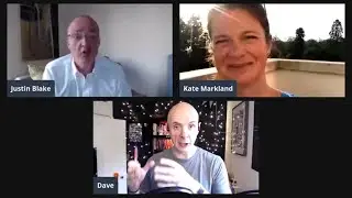 Call with Justin Blake, Dave James and Kate Markland (briefly from Geneva).