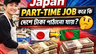 28 ঘণ্টা Part-Time Job করে দেশে কত টাকা পাঠানো সম্ভব? | Japan 🇯🇵➡️🇧🇩