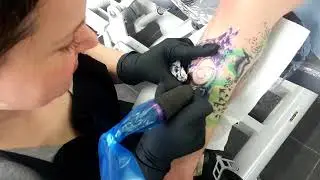 Secret Society Tattoo Realistic Owl Tattoo Time Lapse