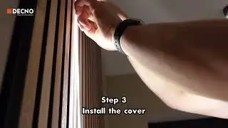 Installing LED Light Strips On Fluted Acoustic Panels