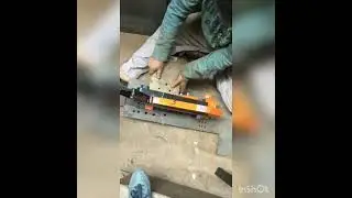 Hand lever shearing machine