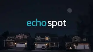 Echo Spot - Smart Alarm Clock with Alexa - Black