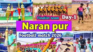 Naran  pur Football match 2026//Semifinal match //@JageswarSantalVlog 