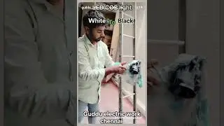 cob light white body to black body #construction #electrical guddu electrical #electrican