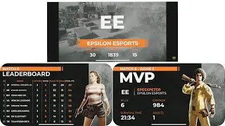 PMCC 15 kills Chicken | Solo 6 Kills | EPSILON ESPORTS | EPESxPeTeR | Quarter Final🔥🔥