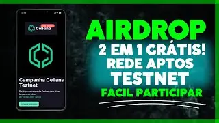 2 AIRDROPS GR&Aacute;TIS NA APTOS $CELL E $APT ! #airdropgratis