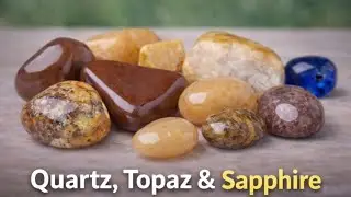 IDENTIFY GEMSTONE AT HOME (REAL OR FAKE) #naturalgemstone#topaz#sapphire #quartz#jasper