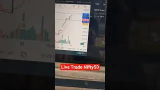 Today Live Trade in Nifty 50 🔥 || #trading #stockmarket #nifty #livetrading #livetrade