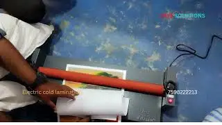 How to use Electric cold lamination machine| best quality|lowest price|process video|best buy