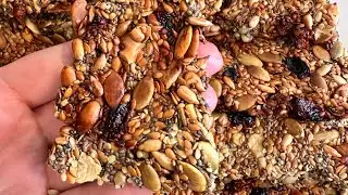 Seed crackers (High Fiber | Gluten Free)
