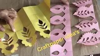 How to make a craftpaper wall hanging cut out design #craft#viral#trend#diy#orgamipaper