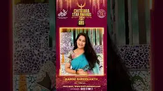 #HariniShreekanth #ChittaraStarAwards2024 Best Actor In A Supporting Role Female #Dooradarshanana