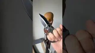 Insane Fixed Blade PUSH DAGGER! #shortsviral