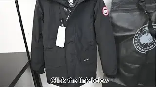 Canada Goose Mens Langford Parka, Black jacket real vs fake