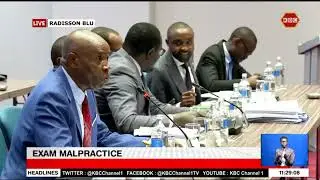 Exam Malpractice: CS Ezekiel Machogu appears before parliamentary committee.