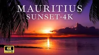 Mauritius Sunset in 4K &ndash; Aerial Escape | Tropical Relaxing Video