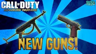 MP40 and M1911 NEW WEAPONS in Call Of Duty Advanced Warfare (New Iconic Weapons in AW!)