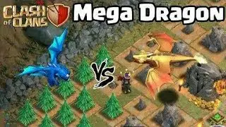 Electro dragon vs Mega dragon |Clash of Clans