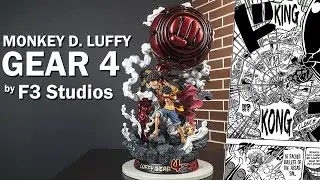 Luffy Gear 4th by F3 Studios Resin Statue - Assembly and B-Roll