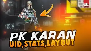 @P.K.GAMERS Karan | Free fire UID, Stats and layout| Sportskeeda Esports