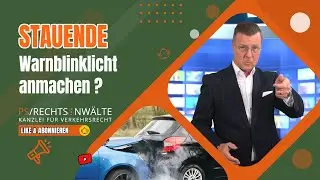 Stauende Warnblinklicht anmachen ?