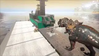 Ark: Survival Evolved with Big Raft Mod