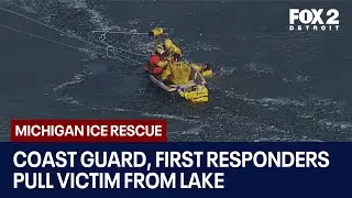 Michigan ice rescue: Coast Guard pulling rescuers from ice