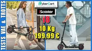 💙🤍  TROTTINETTE CYBERCART ISCOOTER I8 - Un test, PLEIN de SURPRISES 🤍💙
