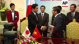 Japanese FM Kishida visits, meets Vietnamese counterpart, offer additional maritime security measure