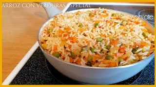 Cómo hacer un ARROZ CON VERDURAS espectacular | Lo puedes usar para fechas especiales