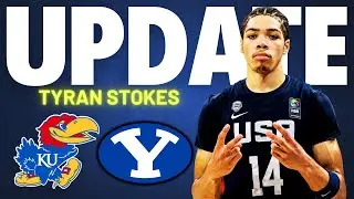 Tyran Stokes Recruit Update - Planning A Visit To Kansas vs. BYU, New 