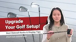 Let's Upgrade Your Golf Setup | Swift Courser Display Fixture #golfaccessories #slatwall #diy