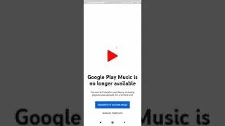 Bye Bye Google Play Music - R.I.P
