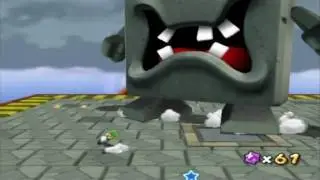 Super Mario Galaxy 2 Miniboss 10 : King Whomp/Roi Whomp (no damage)