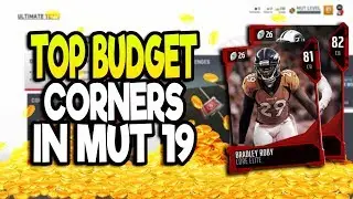 TOP TEN BUDGET CORNERBACKS IN MUT 19! BEST CORNERS FOR A BUDGET!| MADDEN 19 ULTIMATE TEAM