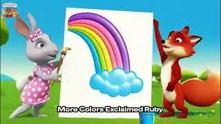 Ruby & Max&rsquo;s Colorful Rainbow Painting Adventure 🌈🎨- Read Aloud Story for Kids