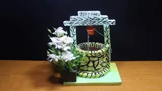 How to make Amazing waterfall at home with pump |  Cement craft Haven