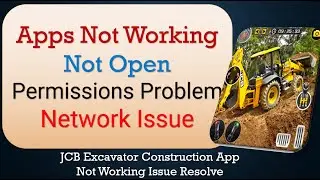 How To Fix JCB Excavator Construction App not working | Not Open | Space Issue | Crashing Problem