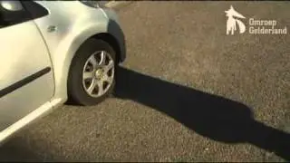 Bandenprikker voor de rechter