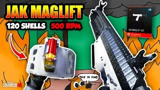 120 Round Drum Mag Shotgun is Just Fine LOL | JAK Maglift Kit