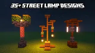 35+ Minecraft Street Lamp Designs | Lamp Post Ideas #4