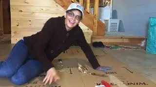 Preparing no till garden for planting flower seeds